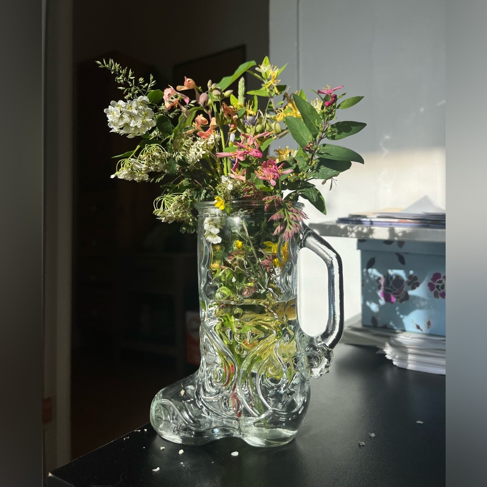 Vintage Libbey of Canada Glass Boot